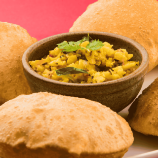 Indian Poori Bhaji