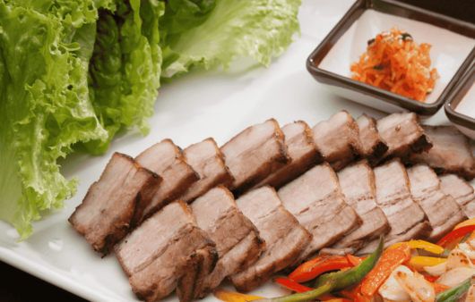 Korean Bossam (Boiled Pork Wraps)