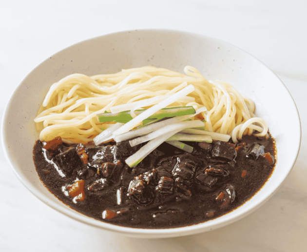 Jjajangmyeon (Black Bean Noodles)
