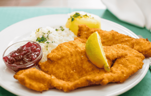 Wiener Schnitzel (Breaded Veal Cutlet)
