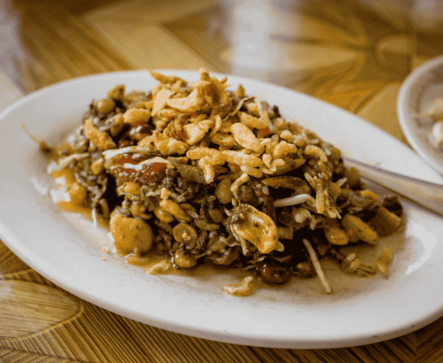 Laphet Thoke (Fermented Tea Leaf Salad)