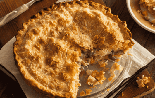 Chicken Pot Pie (Pastry Covered Chicken Stew)